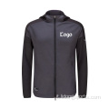 Con cappuccio sportivo casual a maniche lunghe logo personalizzato